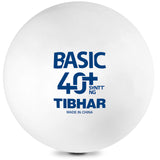 Tibhar Basic 40+ SYNTT NG tafeltennisbal training - wit 72 stuks