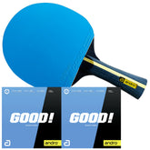 Andro I-100 B small tafeltennisbatje - blauw/zwart