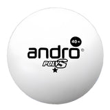 Andro PolyS 1 star table tennis ball training - white 72 pieces