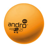Andro Poly2S 2 star table tennis ball training - orange 720 (10x72) pieces