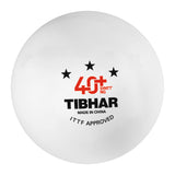 Tibhar 40+ SYNTT NG 3 ster tafeltennisbal wedstrijd - wit 3 stuks