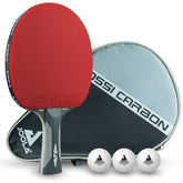 Joola - set Rossi Carbon tafeltennisbatje + ballen + bathoes