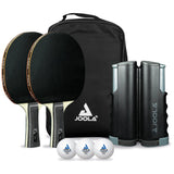 Joola - set Rollnet Spin tafeltennisbatje 2 stuks + ballen + draagtas