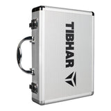 Tibhar Alu Double bat koffer of bat cases- zilver