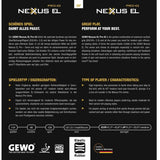 Plain Nexxus EL Pro 43 rubber