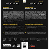 Plain Nexxus EL Pro 38 rubber