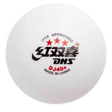 DHS DJ40 3 ster tafeltennisbal wedstrijd - wit 72 (12x6) stuks